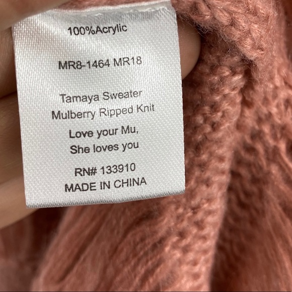 Show Me Your Mumu Oversized Distressed Swe… - Picture 7 of 8